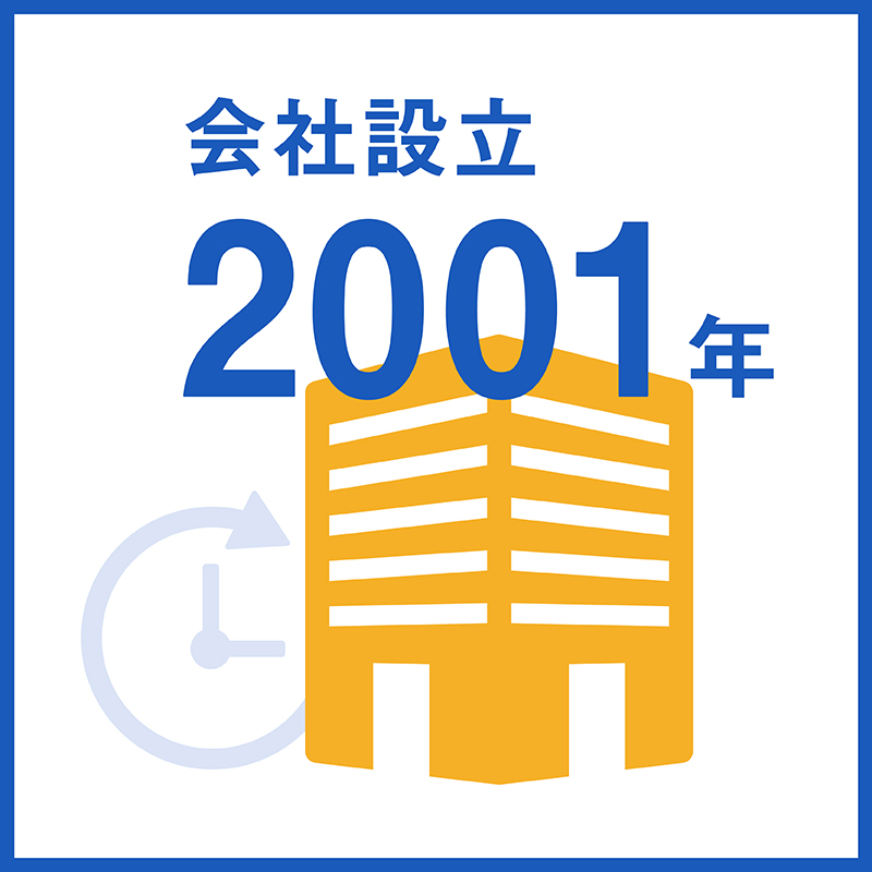 会社設立 2001年