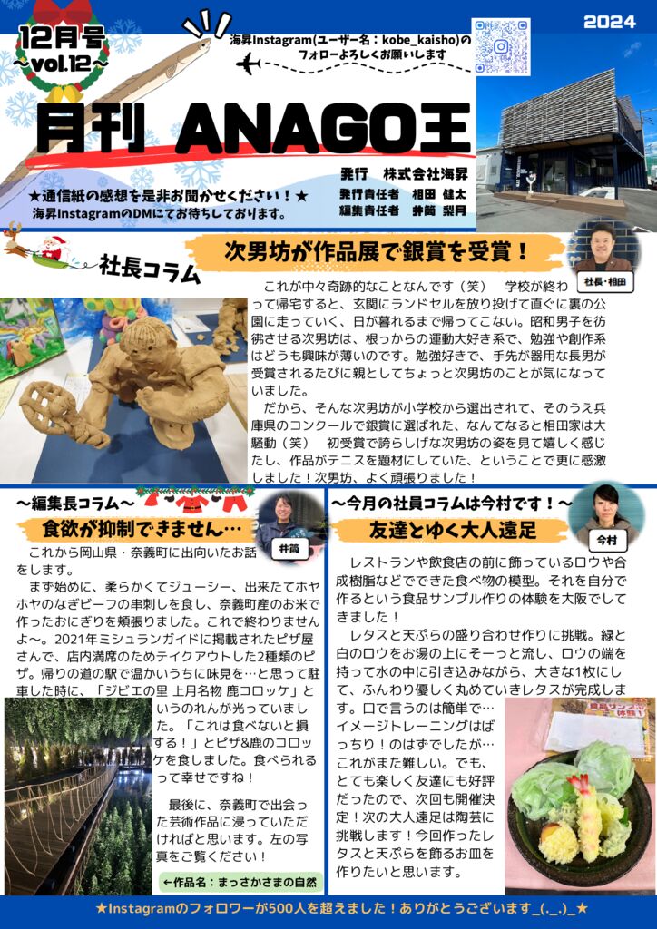 12月号 月刊ANAGO王(1ページ)のサムネイル