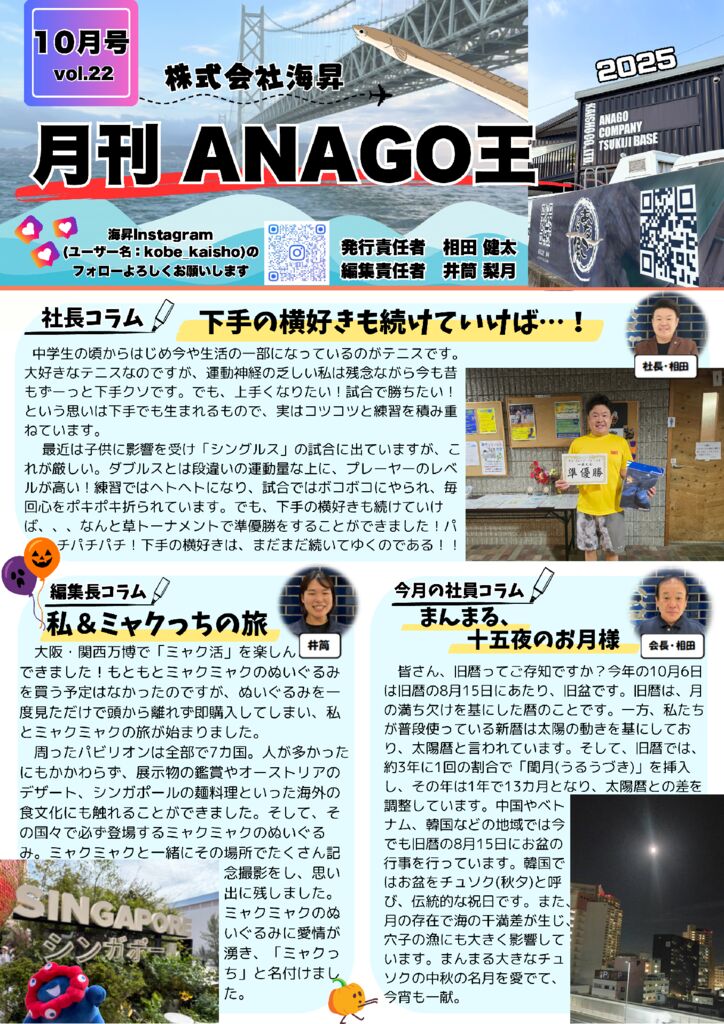 10月号 月刊ANAGO王(1ページ)のサムネイル